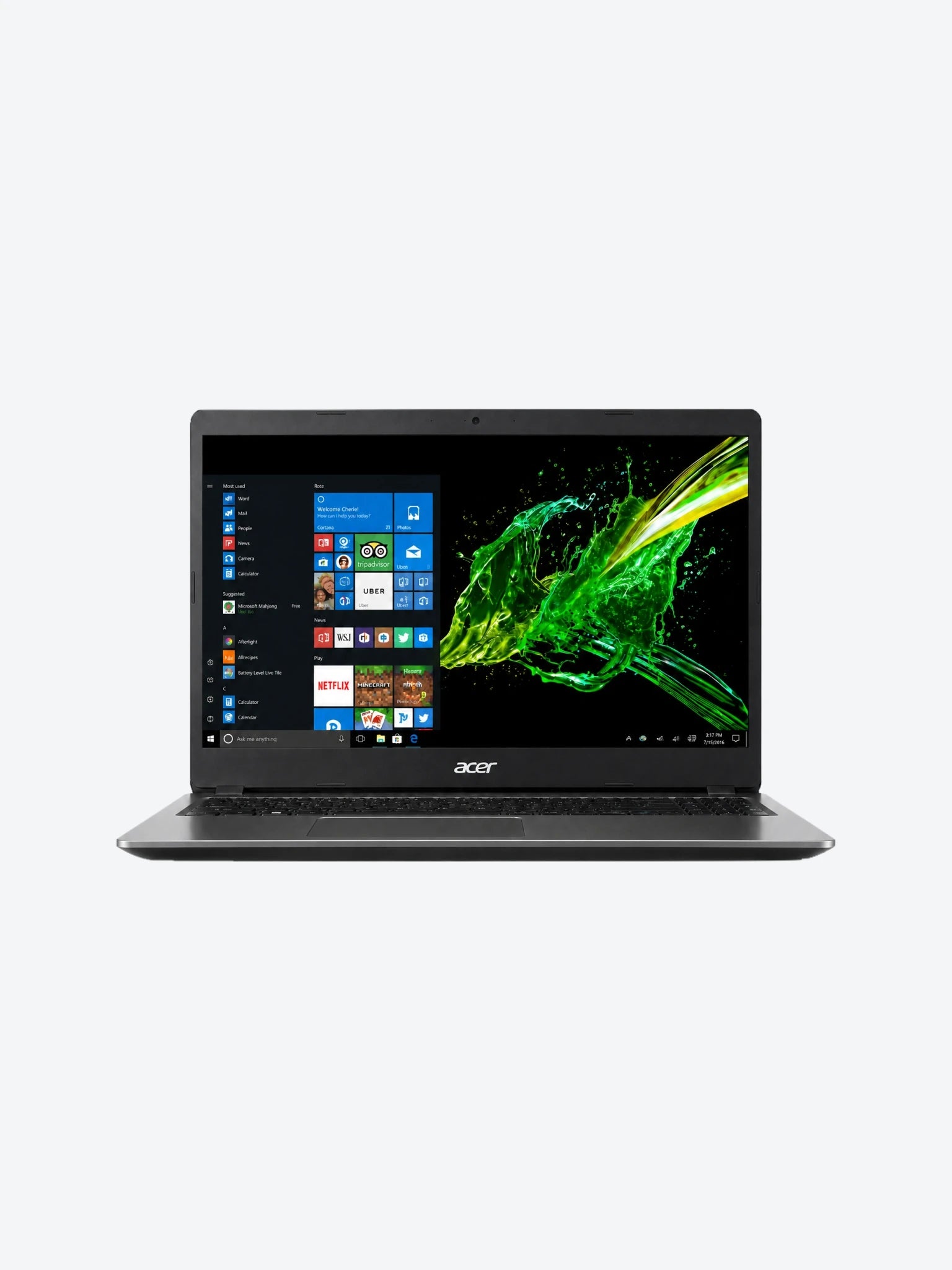 LAPTOP ACER ASPIRE 3 A315-56-594W CORE I5-1035G1 1.0GHZ 256GB SSD 8GB 15.6" 1920X1080 WIN10