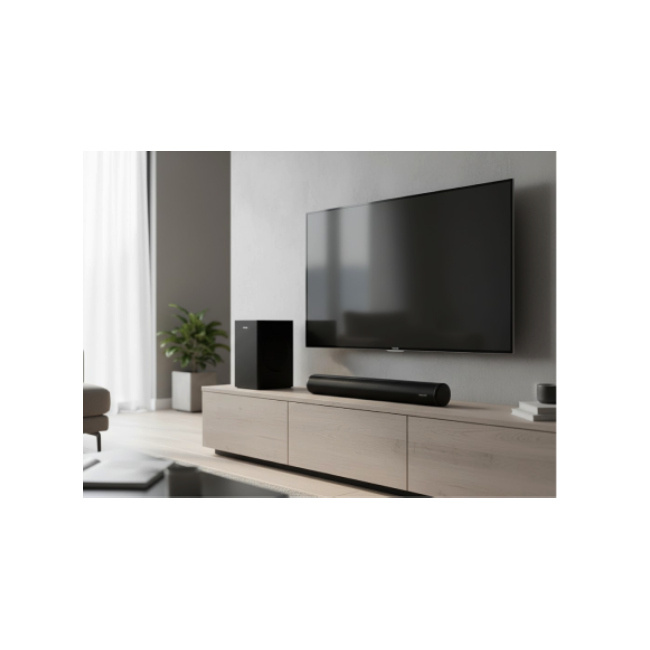 Sound Bar Bianco BNC-SE04D-BK con subwoofer 2.1 Color Negro-4