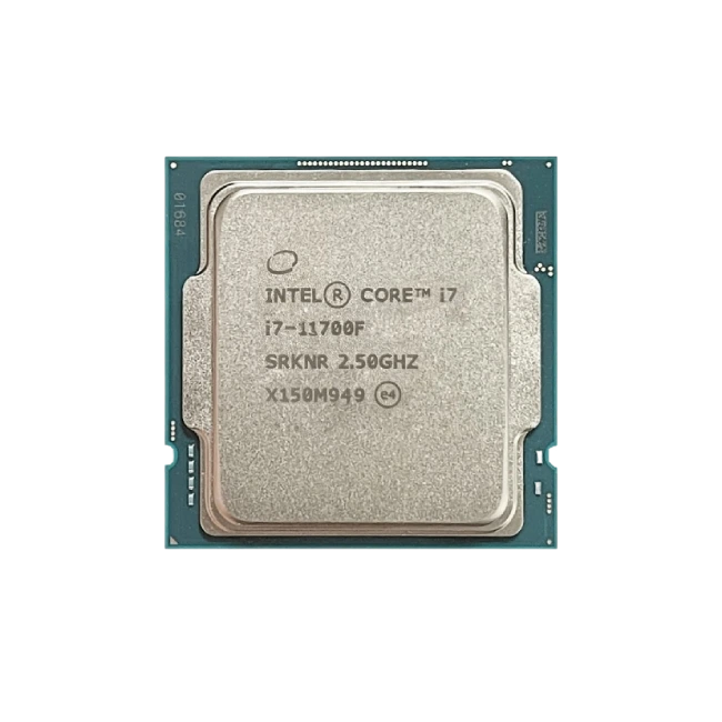 Procesador Intel Core i7-11700F Generacion 11 2.5 GHz 8 nucleos 16 hilos 16 MB cache LGA1200 Socket-2