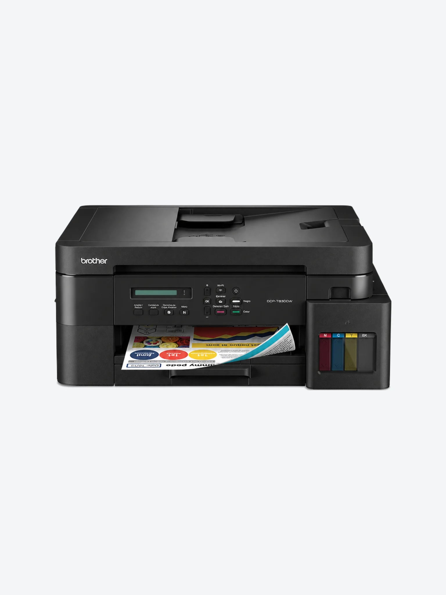 IMPRESORA BROTHER DCPT830DW TANQUE DE TINTA 3 EN 1 WI-FI / ETHERNET / USB 2.0 / AIRPRINT / MOPRIA DUPLEX AUTOMÁTICO