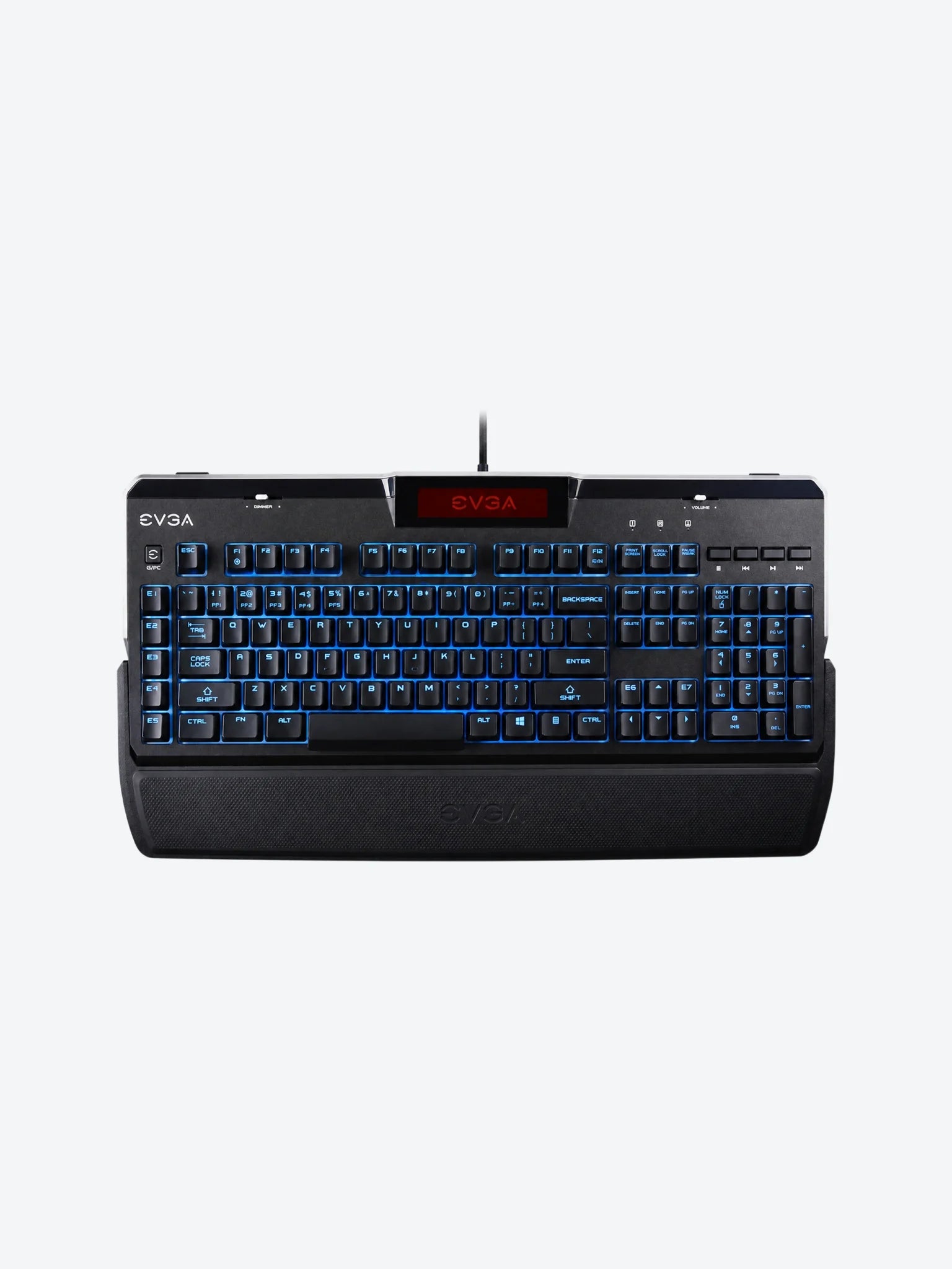 TECLADO GAMING EVGA USB Z10 RGB INGLES COLOR AZUL-1