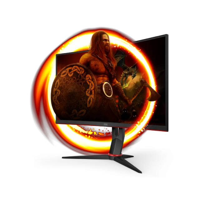 Monitor 32" AOC C32G2 Wled (1920 X 1080) 165Hz 1Ms Full Hd Hdmi Display Port Vga Freesync Curvo-8