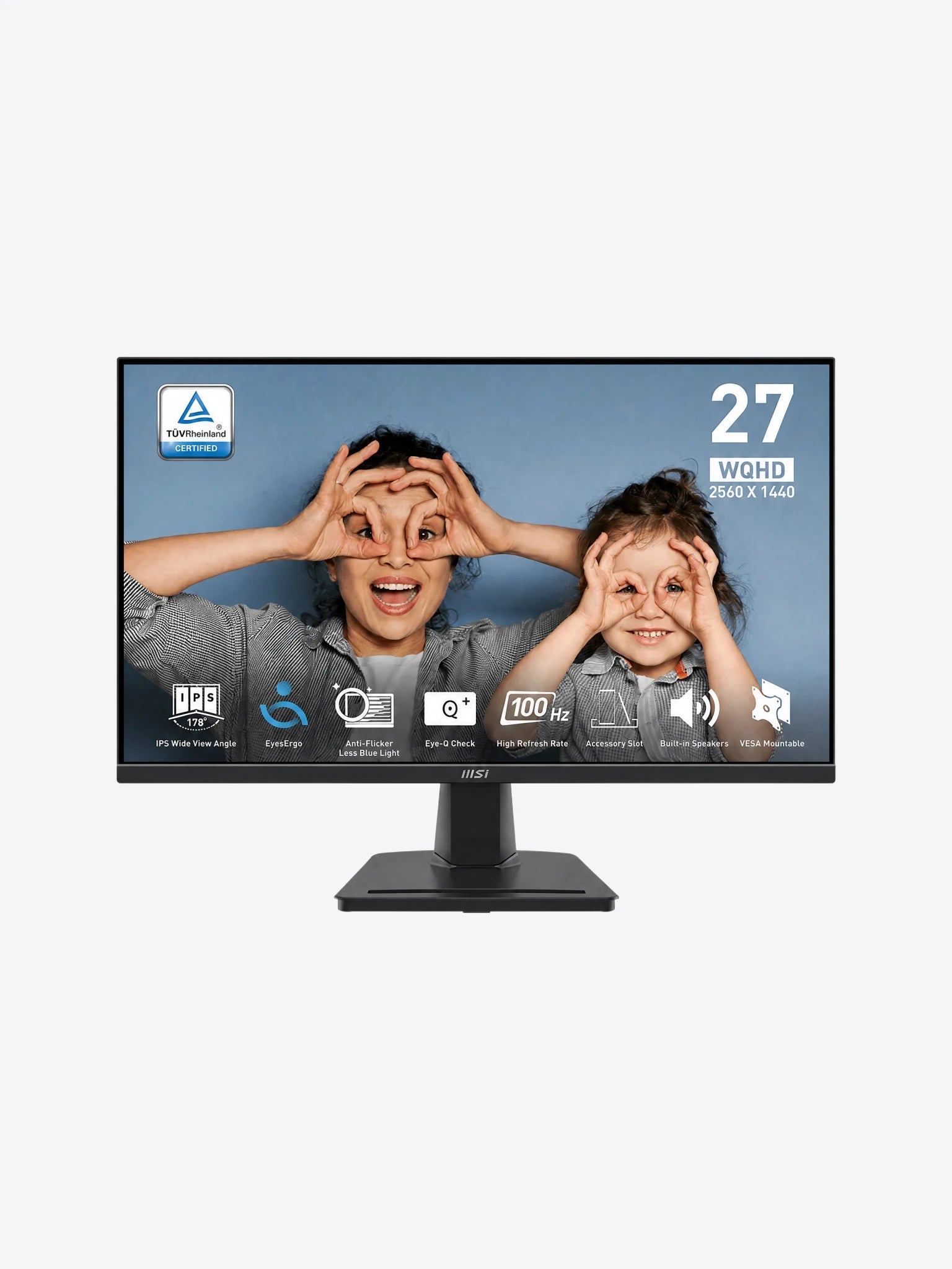 Monitor Gaming MSI 27" PRO MP275 9S6-3PC3CM-001  1920x1080 FHD 100Hz 1MS HDMI Color Negro