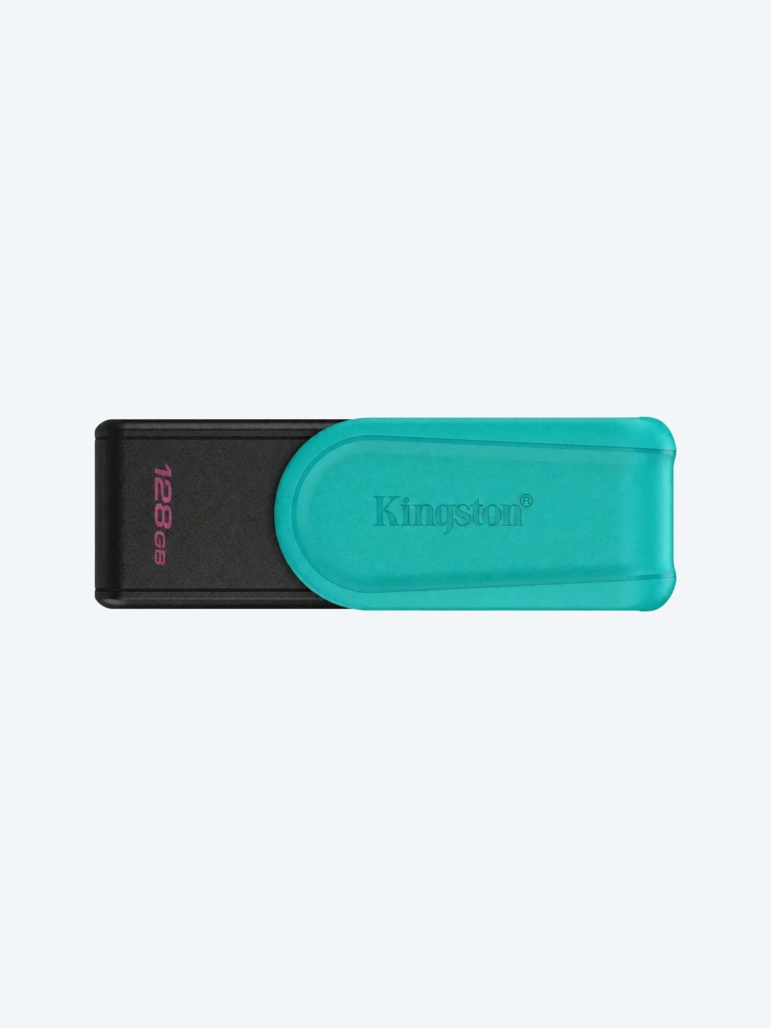 Memoria USB Kingston DTXS/128GB Data Traveler Exodia S USB-A 3.2 GEN 1 CON Tapa Giratoria DTXS/128GB Color Negro con Turquesa-1