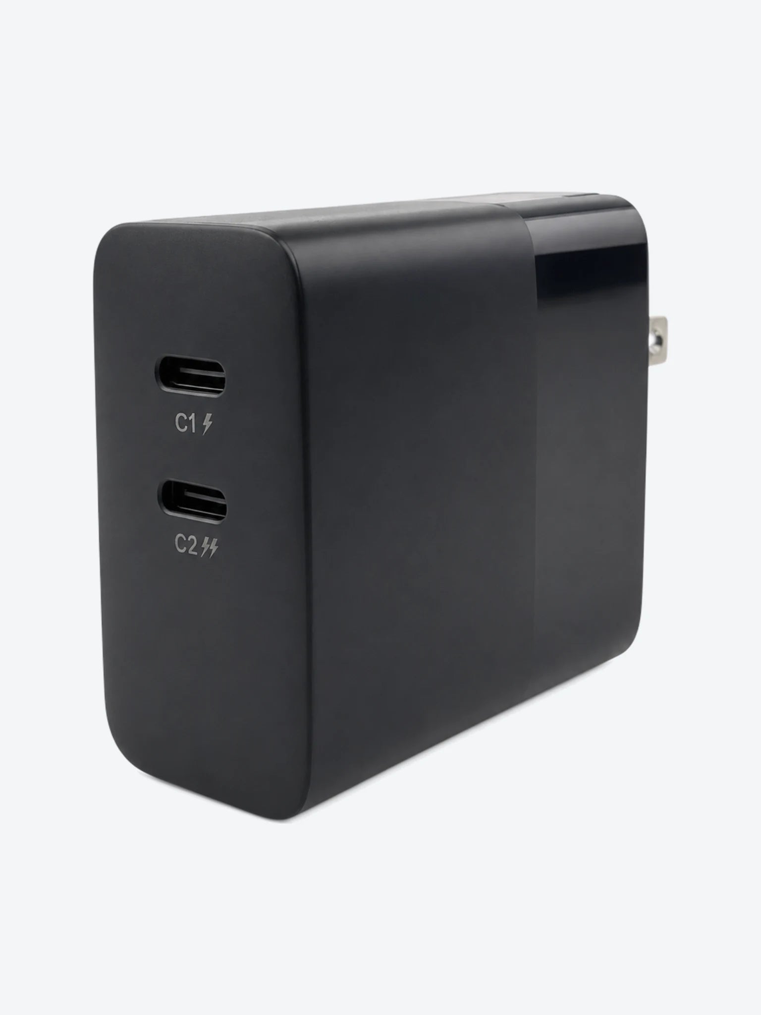 CARGADOR DE PARED NOVA PA045RBU001C 45W 2 PUERTOS USB-C CARGA RAPIDA CON ENCHUFE PLEGABLE