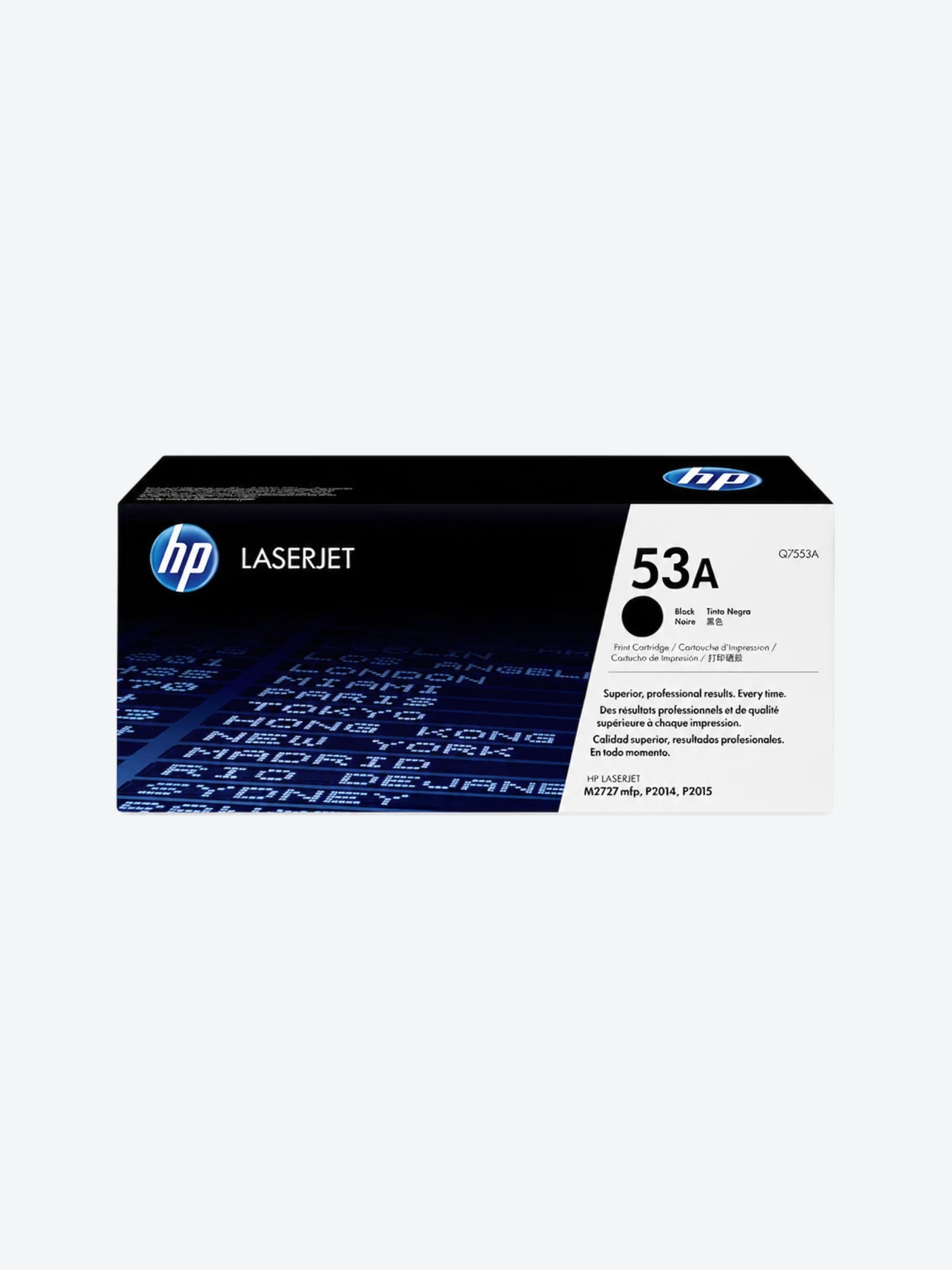 HP 53A - Negro - original - LaserJet - cartucho de tóner (Q7553A) - para LaserJet M2727nf MFP, M2727nfs MFP, P2014, P2014n, P2015, P2015d, P2015dn, P2015n, P2015x
