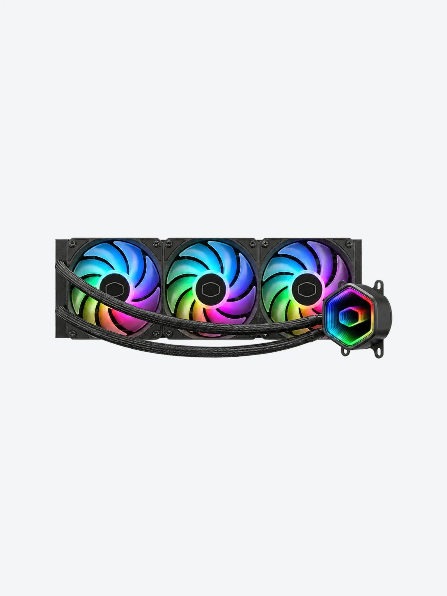 ENFRIAMIENTO LIQUIDO RGB COOLER MASTER MASTERLIQUID 360 CORE II 360MM AM4/AM5 Y LGA 1851 / 1700 EN ADELANTE MLW-D36M-A18PA-R1