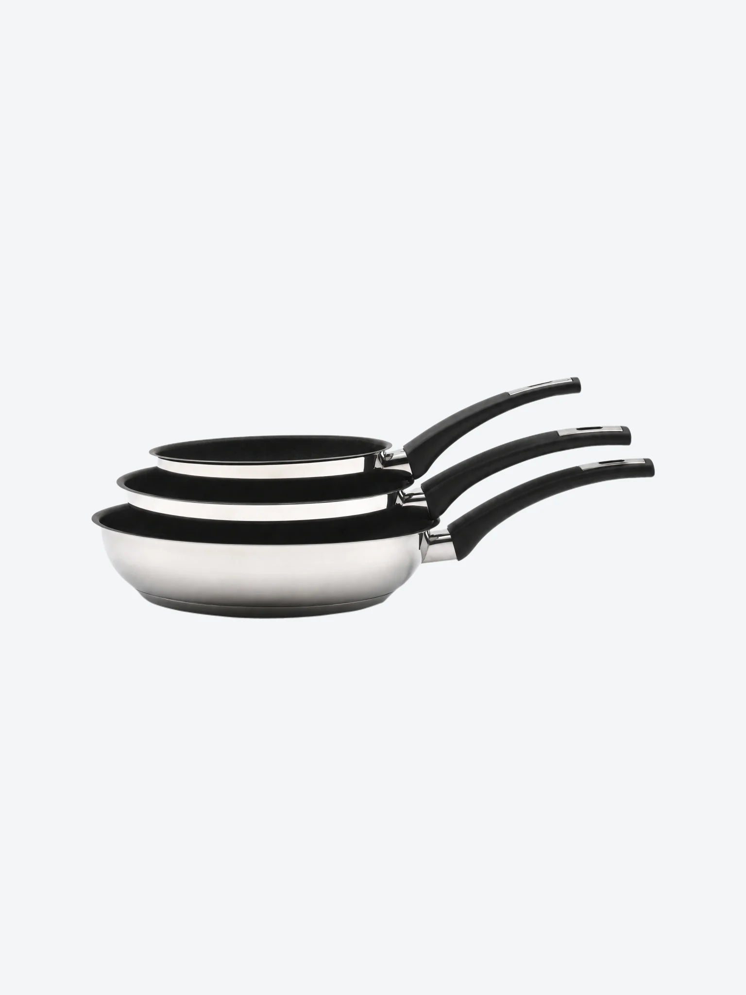 Juego de Sartenes Picca Roma PI003SSMN 20" - 24" - 28"cm Color Negro-1