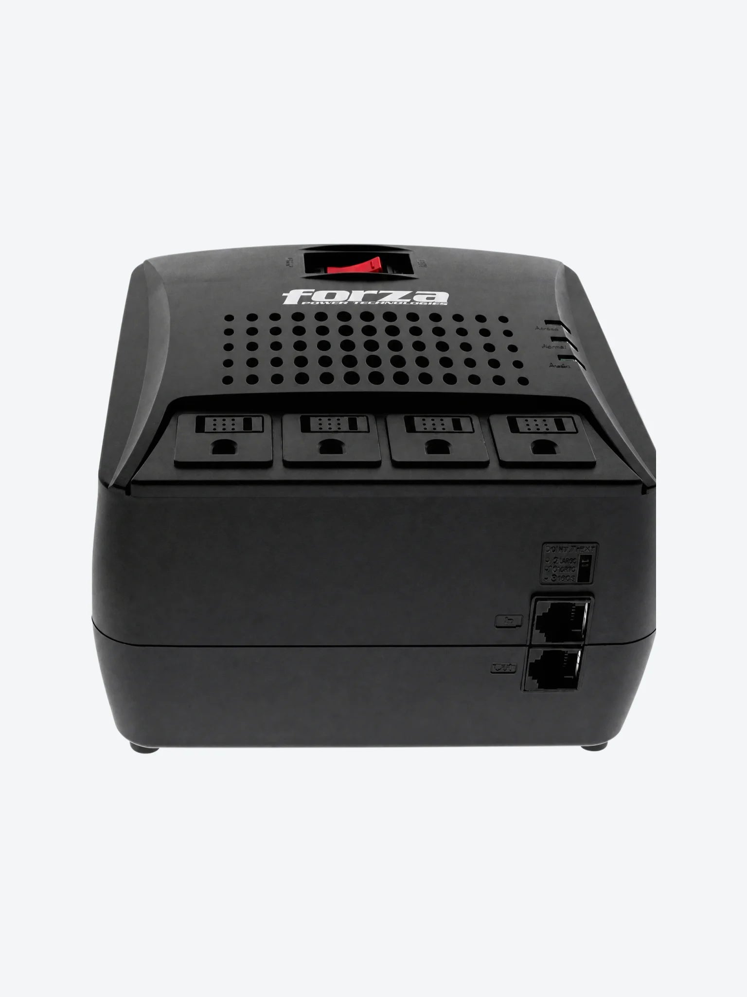 Regulador de Voltaje Automatico  FVR-3001  4 Tomas 3000VA-1500W 115V Color Negro