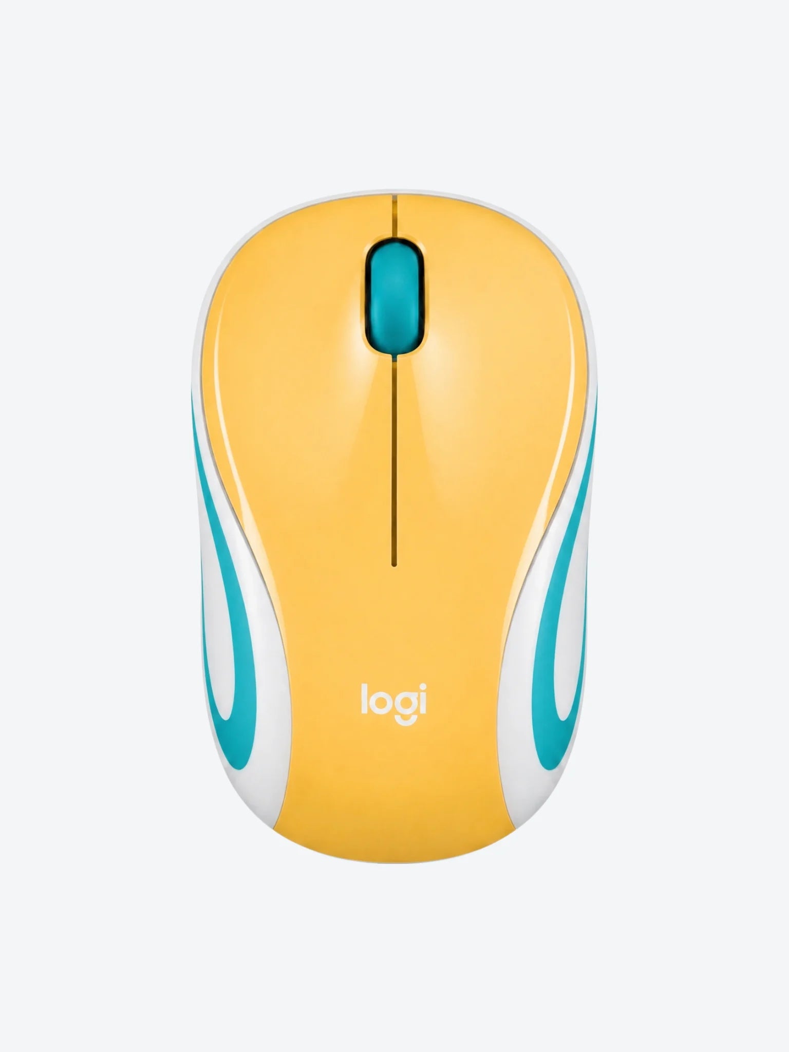 MOUSE M187 OPTICO 3 BOTONES INALAMBRICO COLOR BANANA LOGITECH