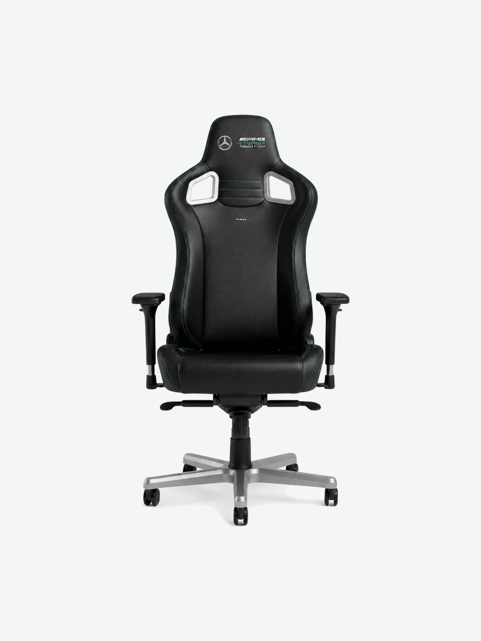 SILLA  GAMING NOBLECHAIRS  EPIC EDICIÓN MERCEDES AMG PETRONAS CUERO SINTÉTICO PGW-NB-EGC-001