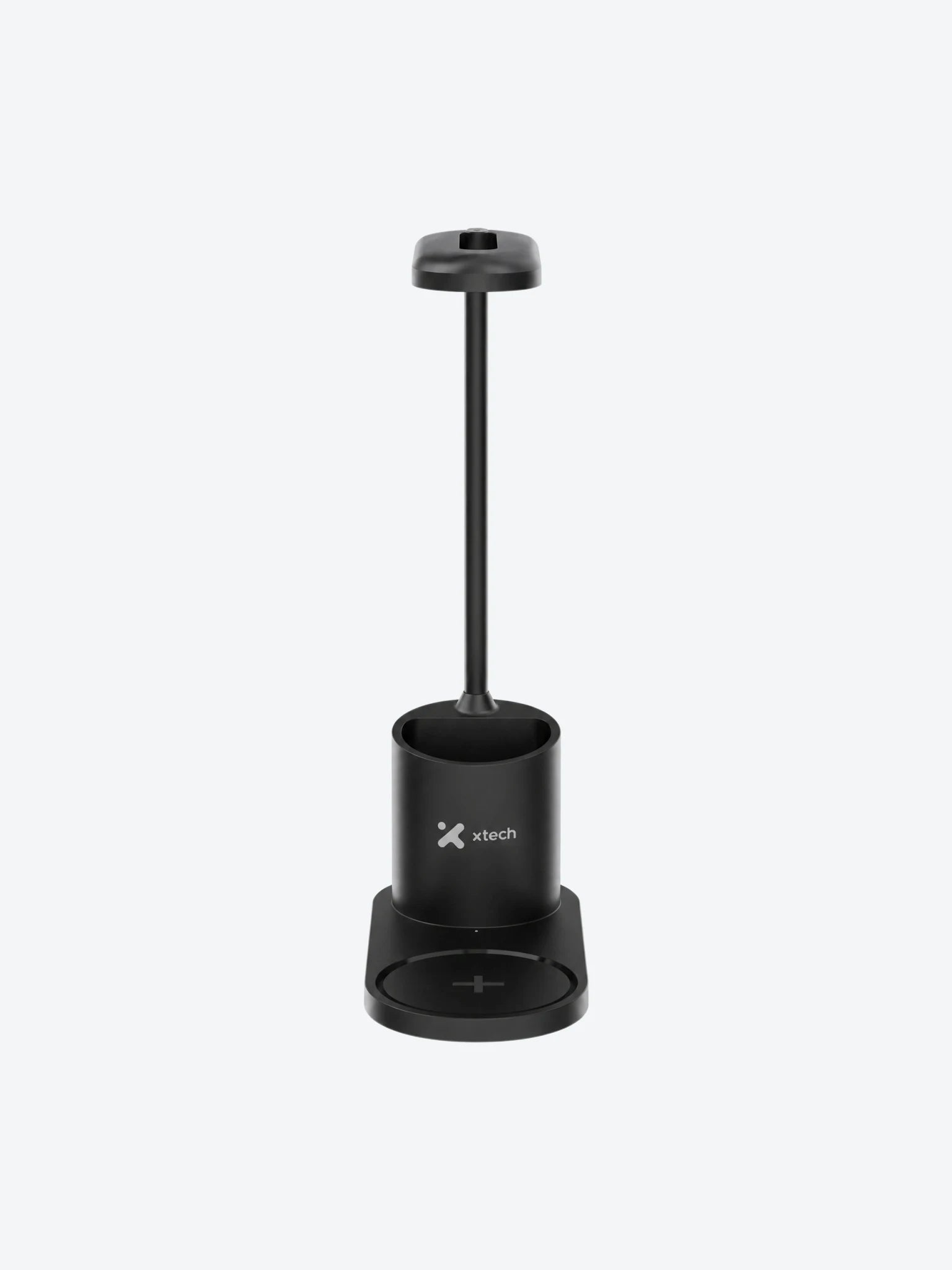 Lampara Xtech LED XTA-701 de Escritorio con Portalapices y Base de Carga Inalambrica