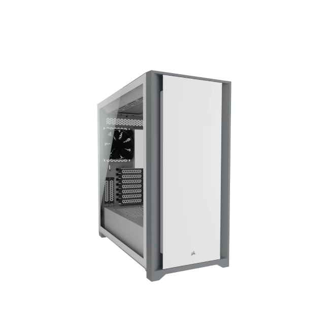 Case Gamer Corsair 5000D Vidrio Templado Media Torre ATX Blanco CC-9011209-WW-7