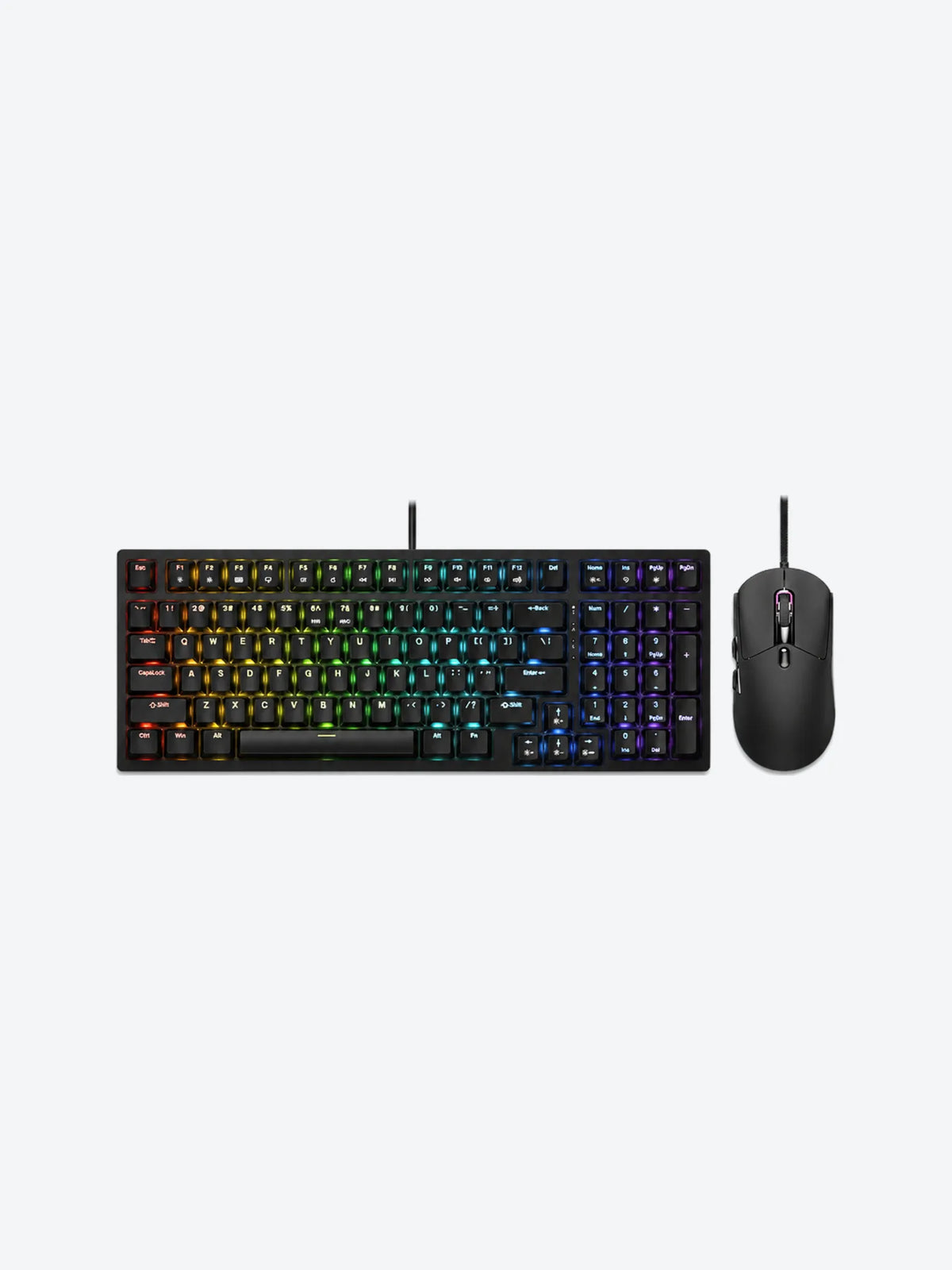 Teclado y Mouse Mecnico COUGAR Combat S Combo RGB 98% Layout Mouse 6200 DPI-1
