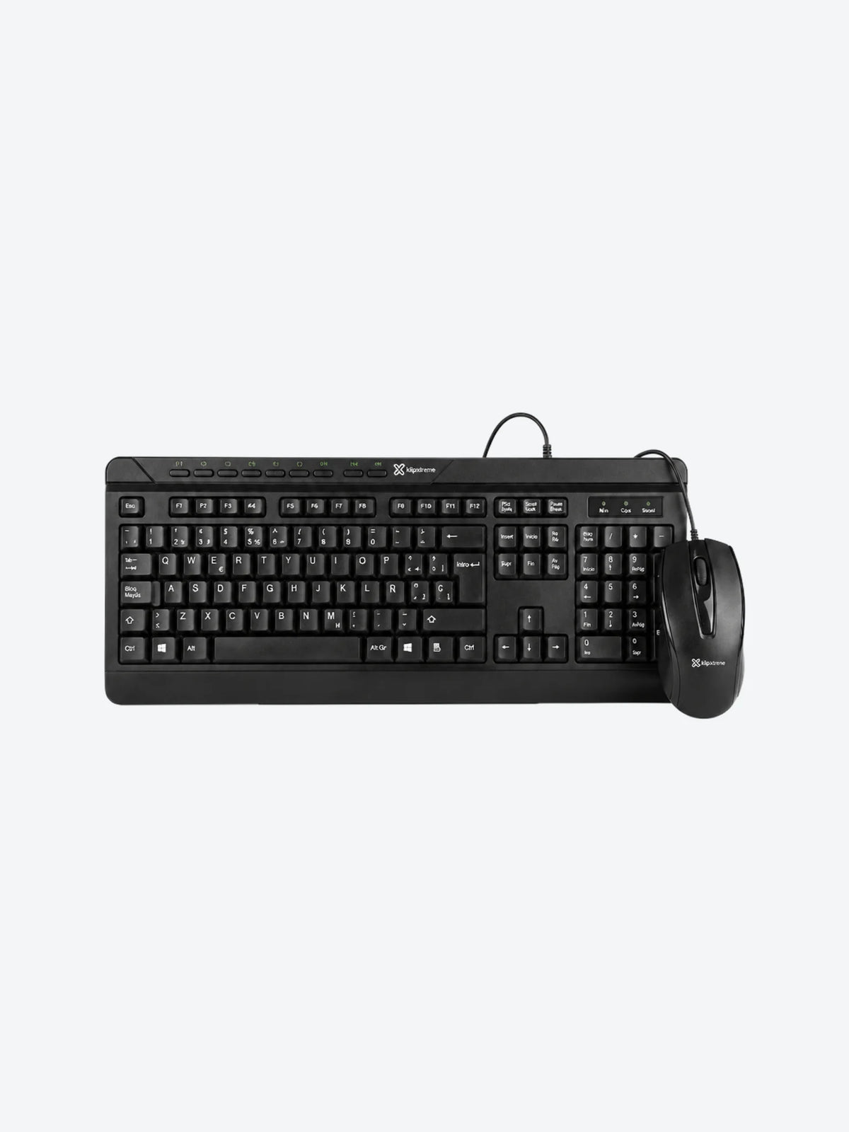 Klip Xtreme KCK-251S DeskMate - Juego de teclado y ratón - USB - español-1