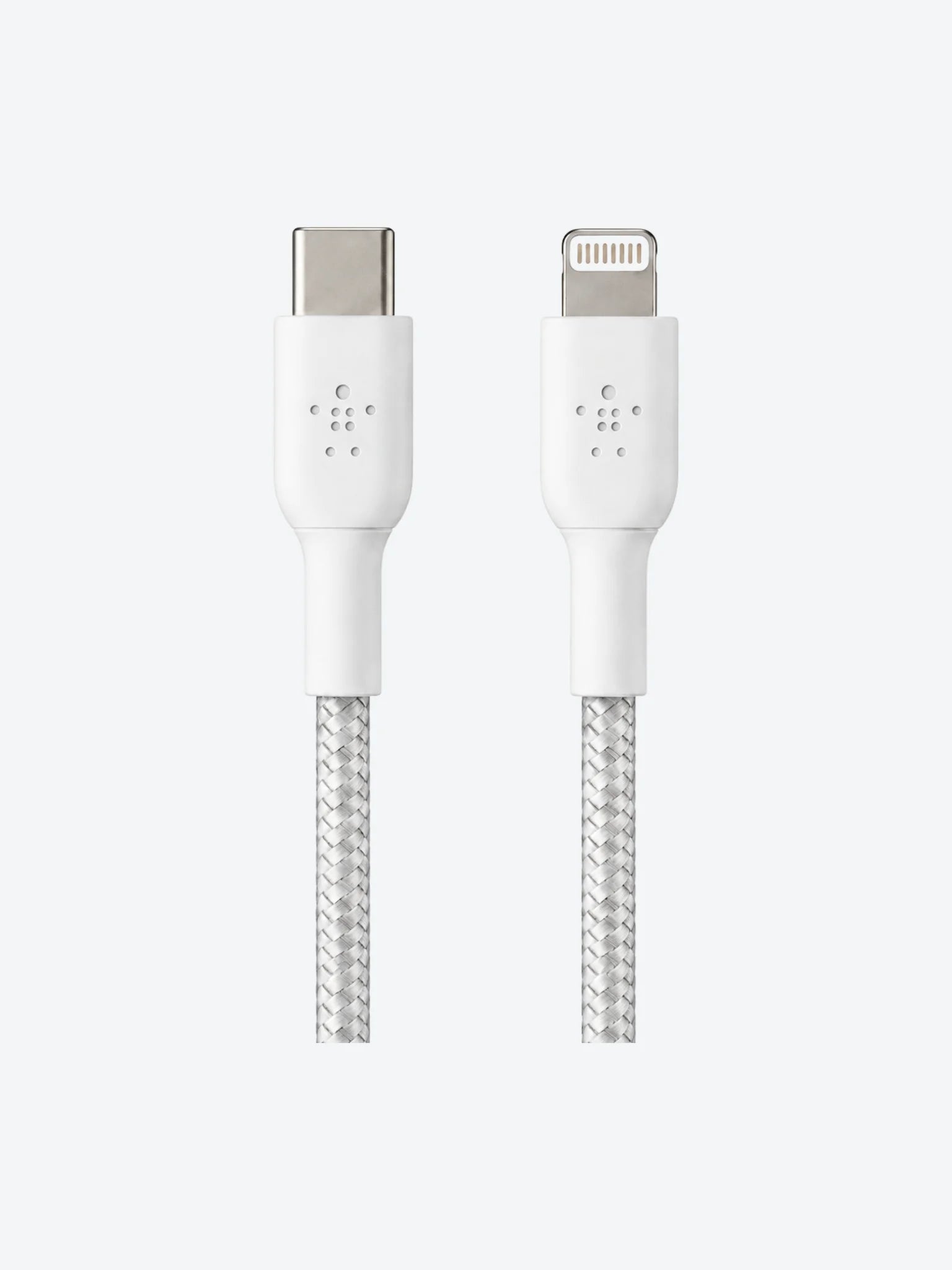 Belkin BoostCharge - Cable Lightning - 24 pin USB-C macho a Lightning macho - 1 m - blanco - suministro de potencia USB (18W)