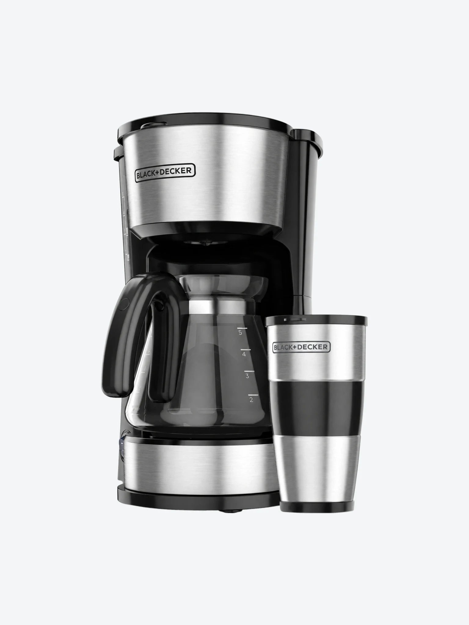 Cafetera Black+Decker CM0755S-MX de 5 Tazas Color Acero Inoxidable-1