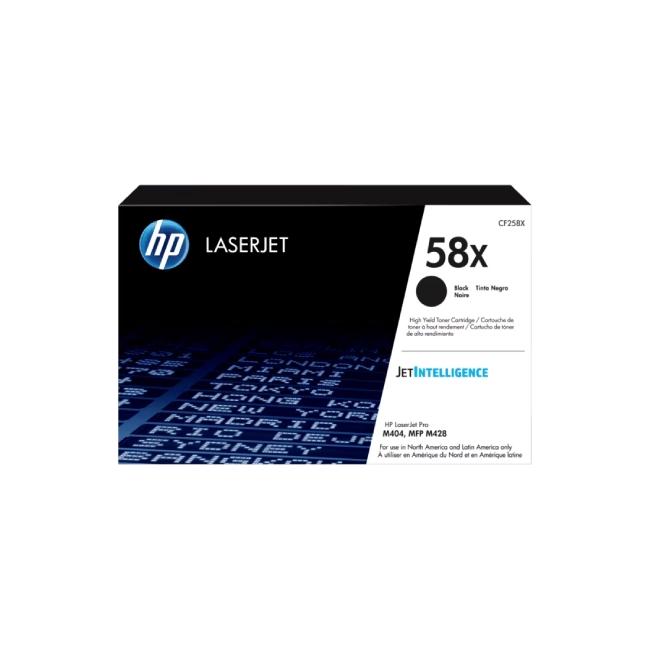 HP 58X Black Toner Cartridge-1
