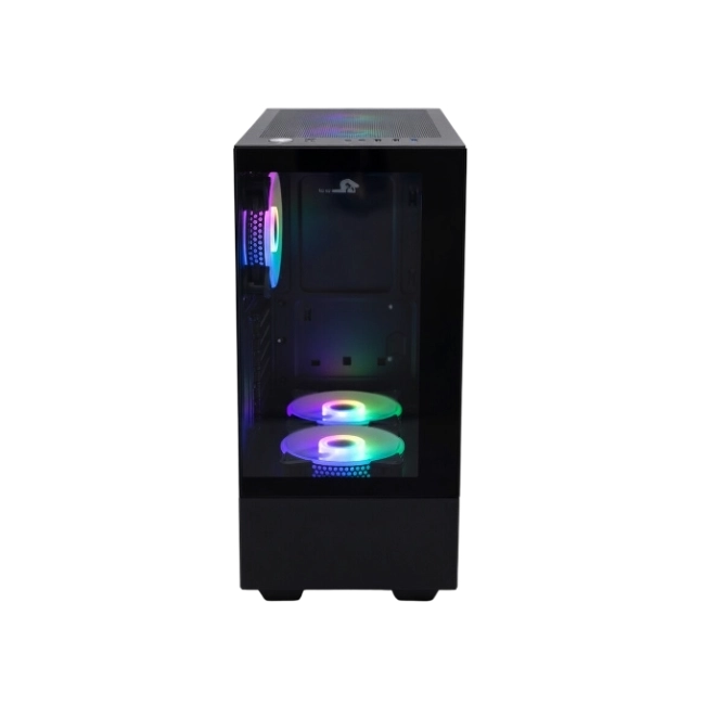 CASE GAMING X-LION HX-650 E010-166 PANEL LATERAL DE VIDRIO TEMPERADO +3. ABANICOS ARGB + 2X USB 2.0 + USB 3.0 + AUDIO HD-6