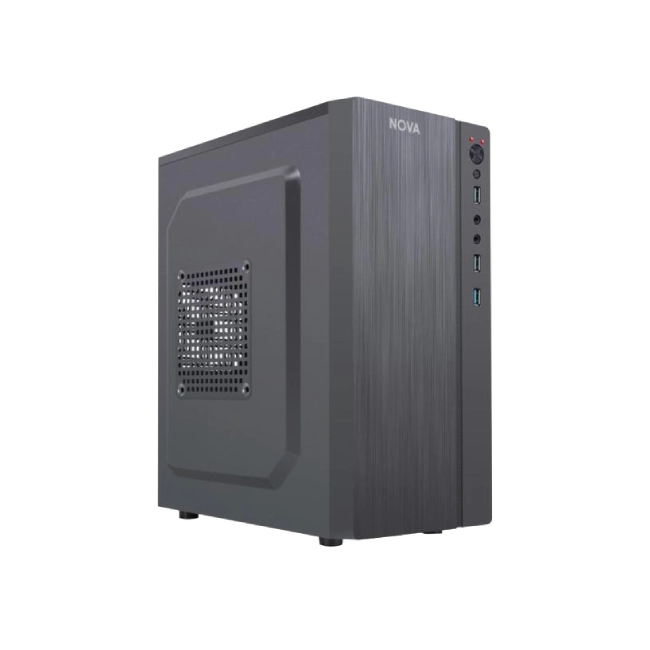 CASE NOVA CM05KTRA006C MINI TOWER SIN VENTILACIÓN INCLUIDA CON PANEL LATERAL Y CON FUENTE DE PODER PE600RNF013C-1
