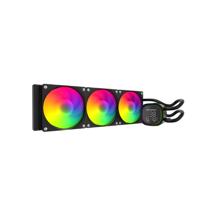 ENFRIAMIENTO LIQUIDO RGB EAGLE WARRIOR FROSTBITE HL360 FCFWT392001C AIO 3X120MM 4 PIN PWM LGA115X/17-2