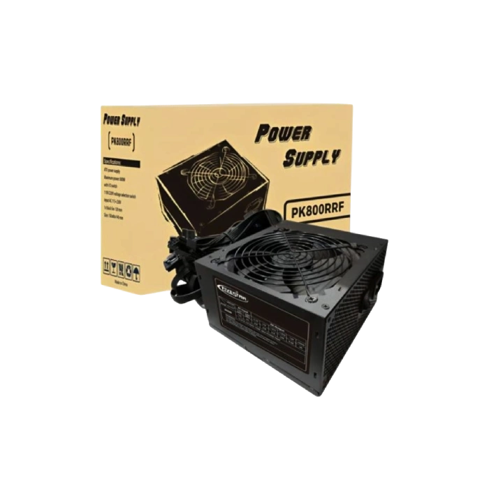 FUENTE DE PODER FIVESTAR PK800RRF001C 800W ATX POWER PS2 ABANICO 12CM CABLE 1.2M-1