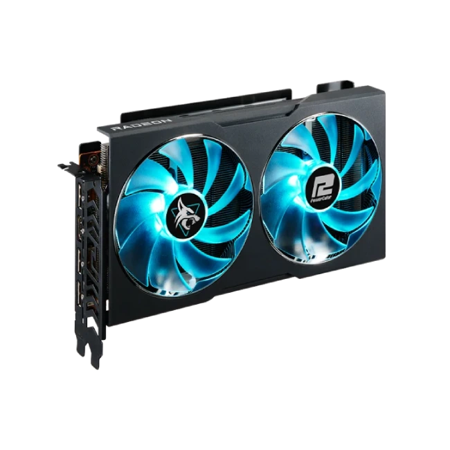 TARJETA DE VIDEO POWERCOLOR HELLHOUND RADEON RX 7600 8GB GDDR6 2280 MHZ  RX7600 8G-L/OC-6