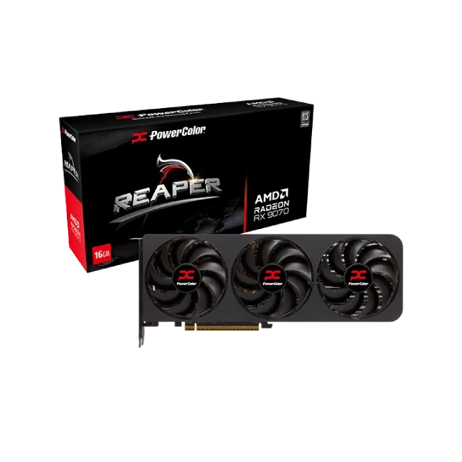 TARJETA DE VIDEO POWERCOLOR REAPER AMD RADEON RX 9070 16GB GDDR6 2070 MHZ RX9070 16G-A-4