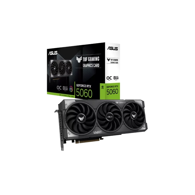 TARJETA DE VIDEO ASUS TUF-RTX5060-O8G-GAMING GDDR7 2677MHZ 90YV0N00-M0AA00 NEGRO-3