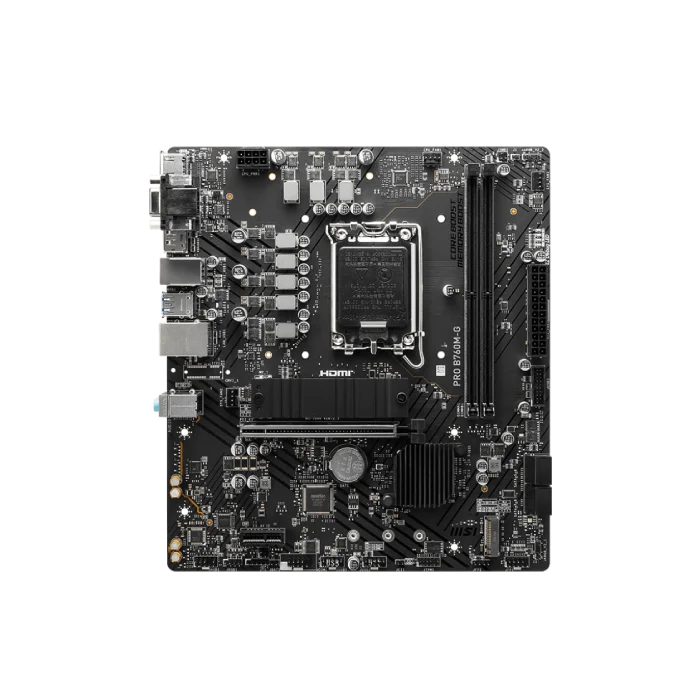 TARJETA MADRE MSI PRO B760M-G LGA 1700 M-ATX DDR5 911-7D90-048-3