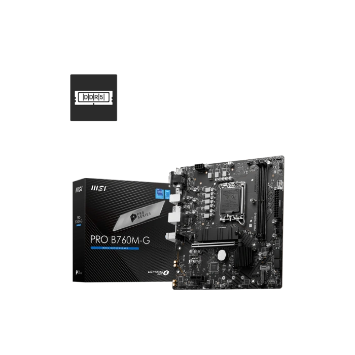 TARJETA MADRE MSI PRO B760M-G LGA 1700 M-ATX DDR5 911-7D90-048