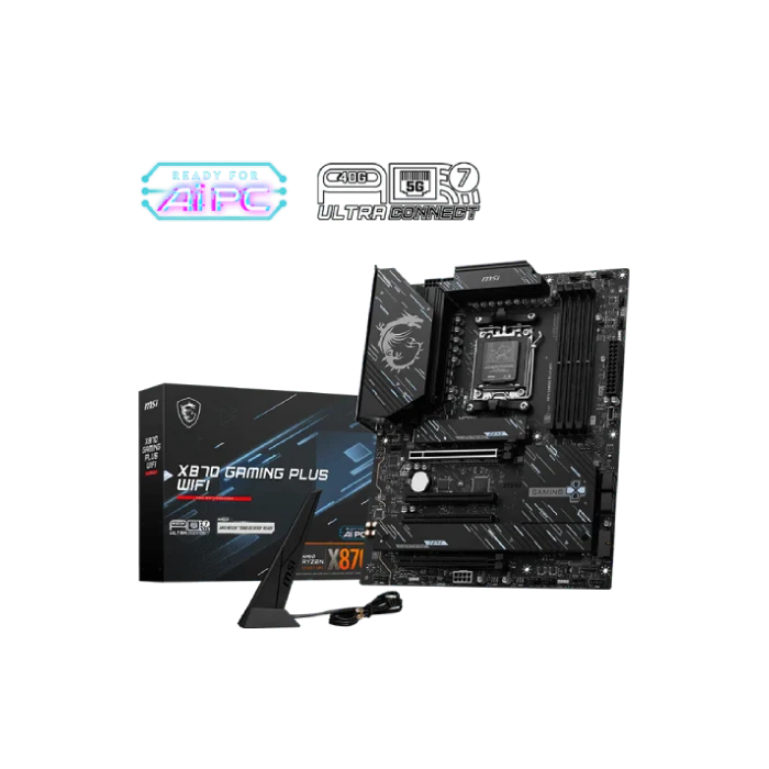 TARJETA MADRE MSI X870 GAMING PLUS WIFI AM5 ATX DDR5 911-7E47-005-6