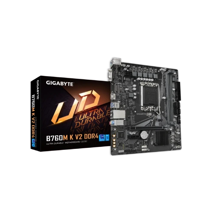 TARJETA MADRE GIGABYTE B760M K V2 DDR4 LGA1700 MICRO ATX NEGRO-2