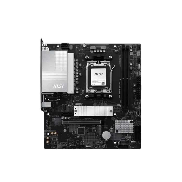 TARJETA MADRE MSI PRO B850M-B GEN4 M5 MATX DDR5 911-7E87-003 NEGRO/BLANCO-3