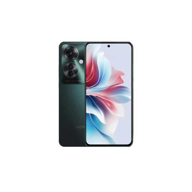 Celular Oppo Reno11 F 5G 8GB 256GB 64MP Color Verde Palmera-1