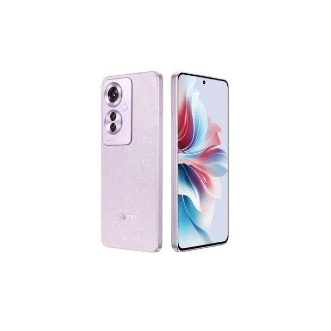 Celular Oppo Reno11 F 5G 8GB 256GB 60MP Color Morado Coral