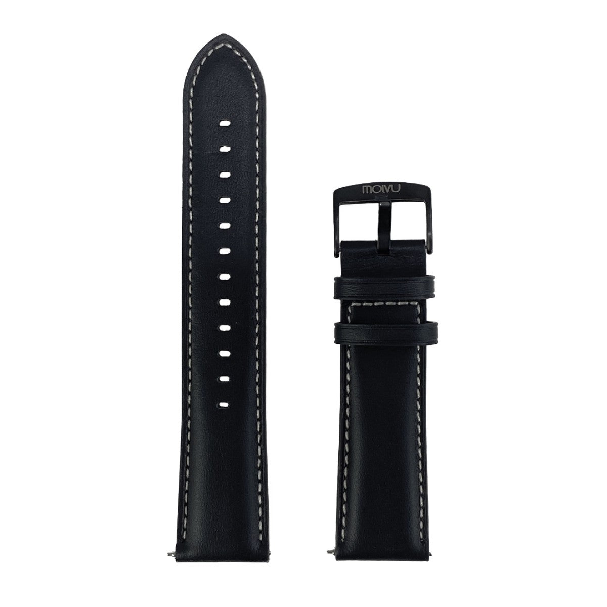 Pulsera T7 y T8 cuero negro-1