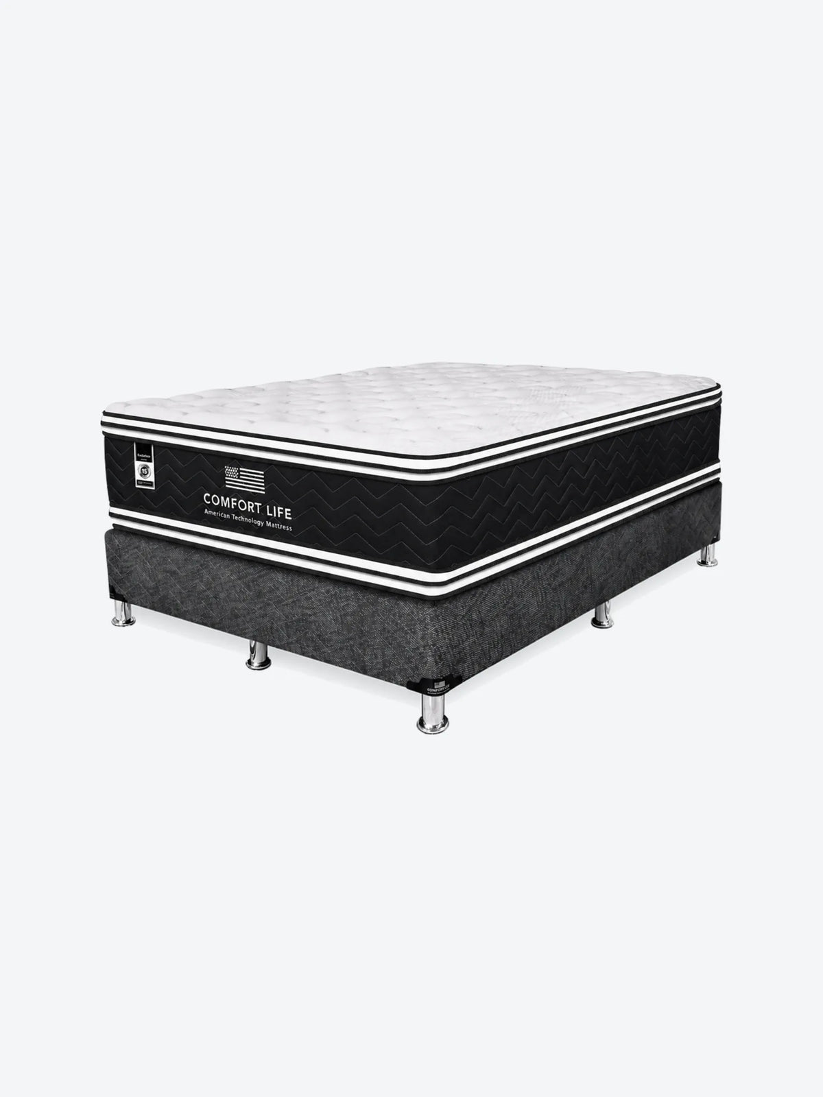 CAMA EVOLUTION COMFORT QUEEN SIZE SET-1