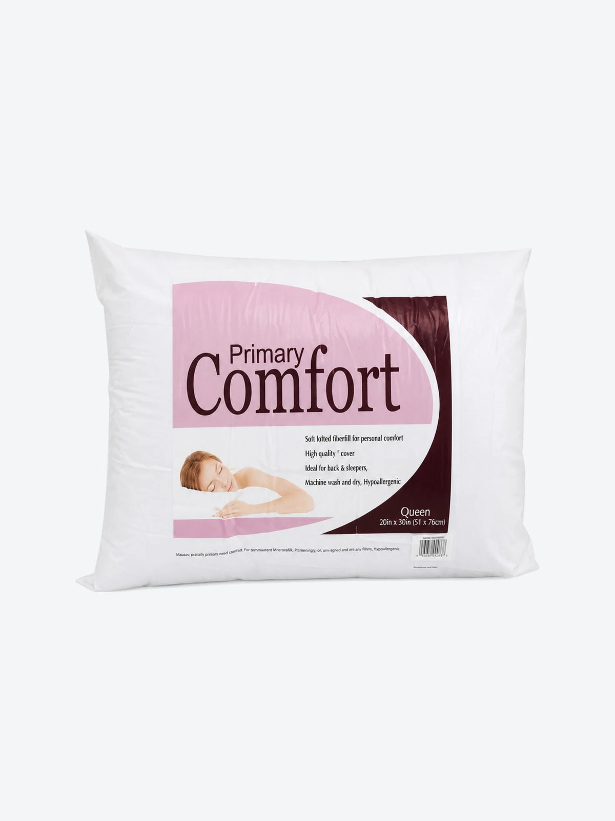 ALMOHADA DELUXE QUEEN, 50X76CM, MICROFIBRA, ANTIALARGICA