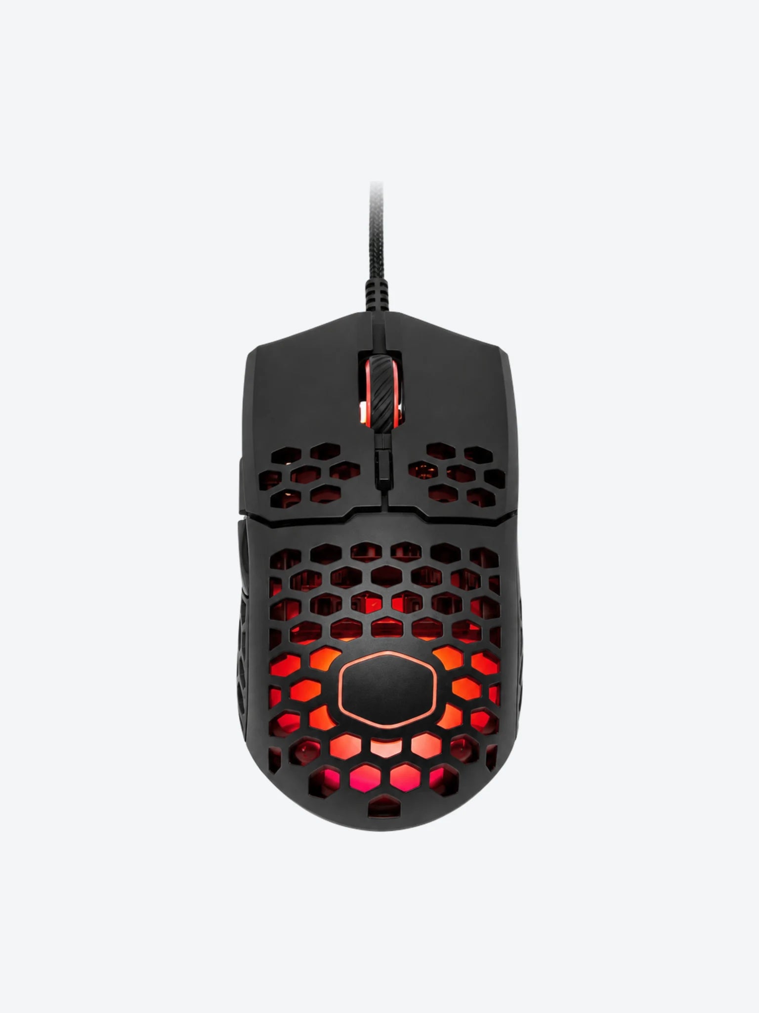 MOUSE GAMING RGB COOLER MASTER MM711 ALÁMBRICO USB 16000 DPI ULTRALIGERO MM-711-WWOL1
