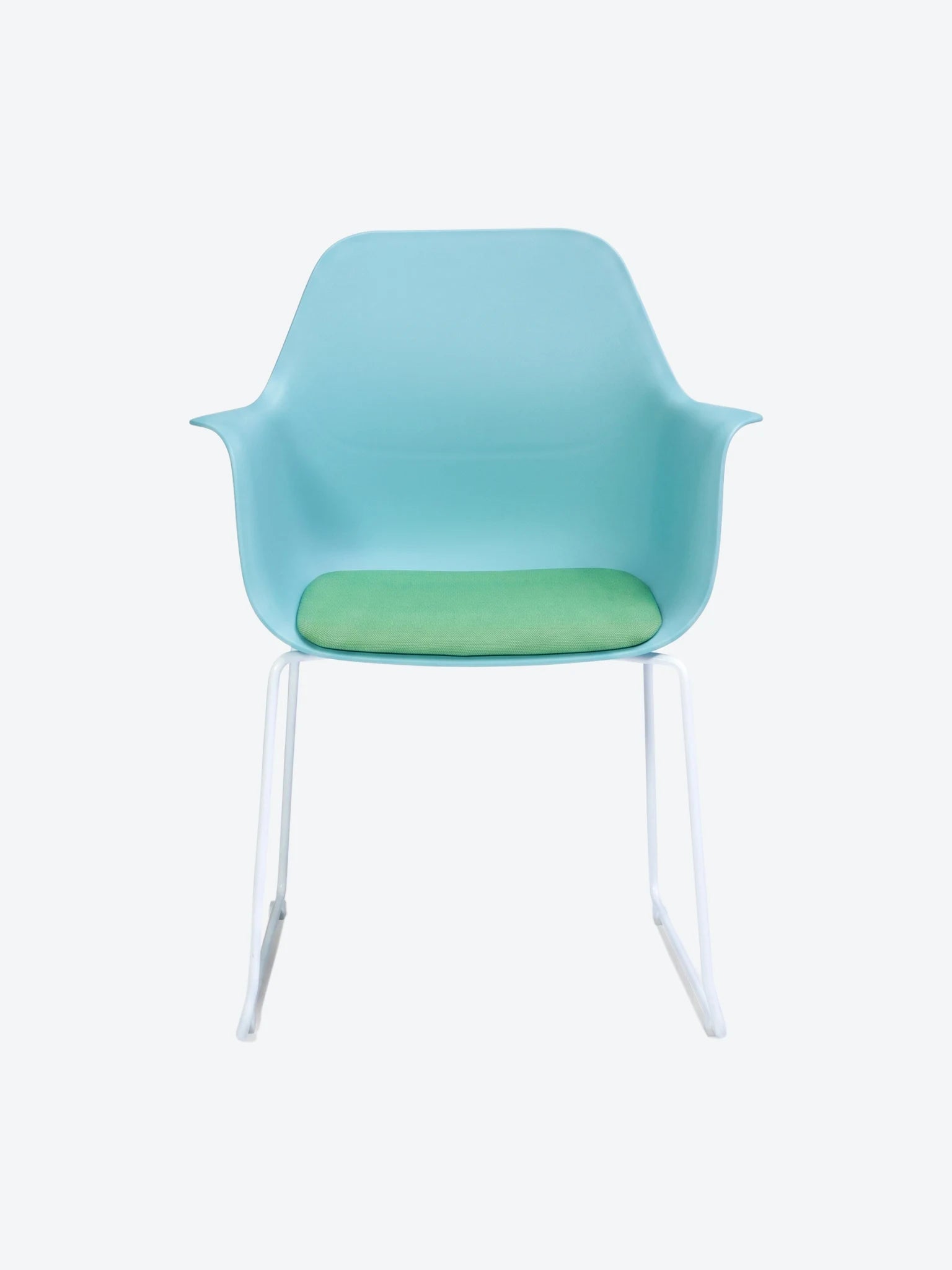 Silla de Espera WRK-KITE-CHAIR-C2 Color Menta con Asiento Verde-1
