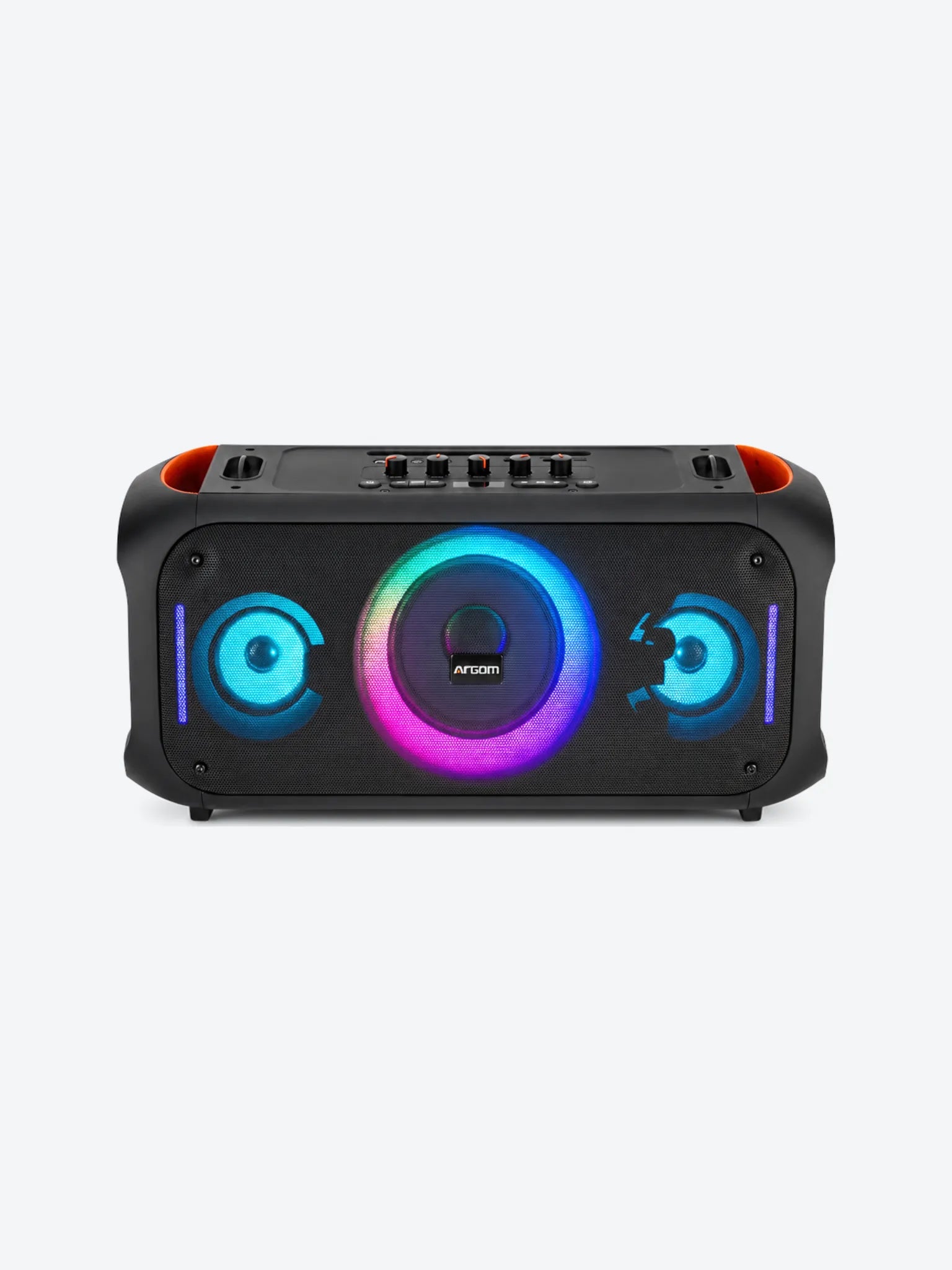 ARGOM RAVE 75 - ALTAVOZ BT CON LUCES LED 80W RMS COLOR NEGRO