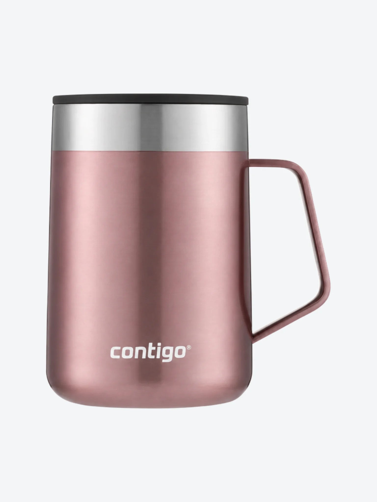 Contigo Taza Trmica Streeterville de Acero Inoxidable con Asa, Pine Berry 14 oz