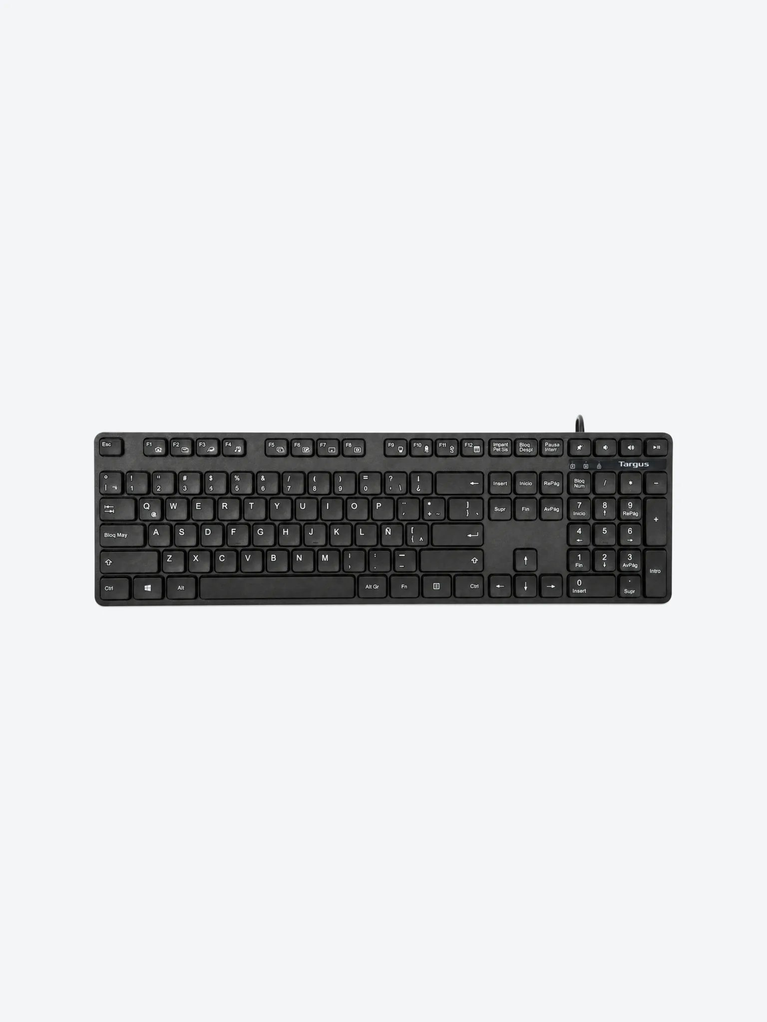 Teclado Targus AKB30ES USB en Español Color Negro-1