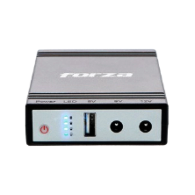 Cargador Portatil Forza DC-140USB UPS DC 24W Salidas de 5/9/12VDC-1