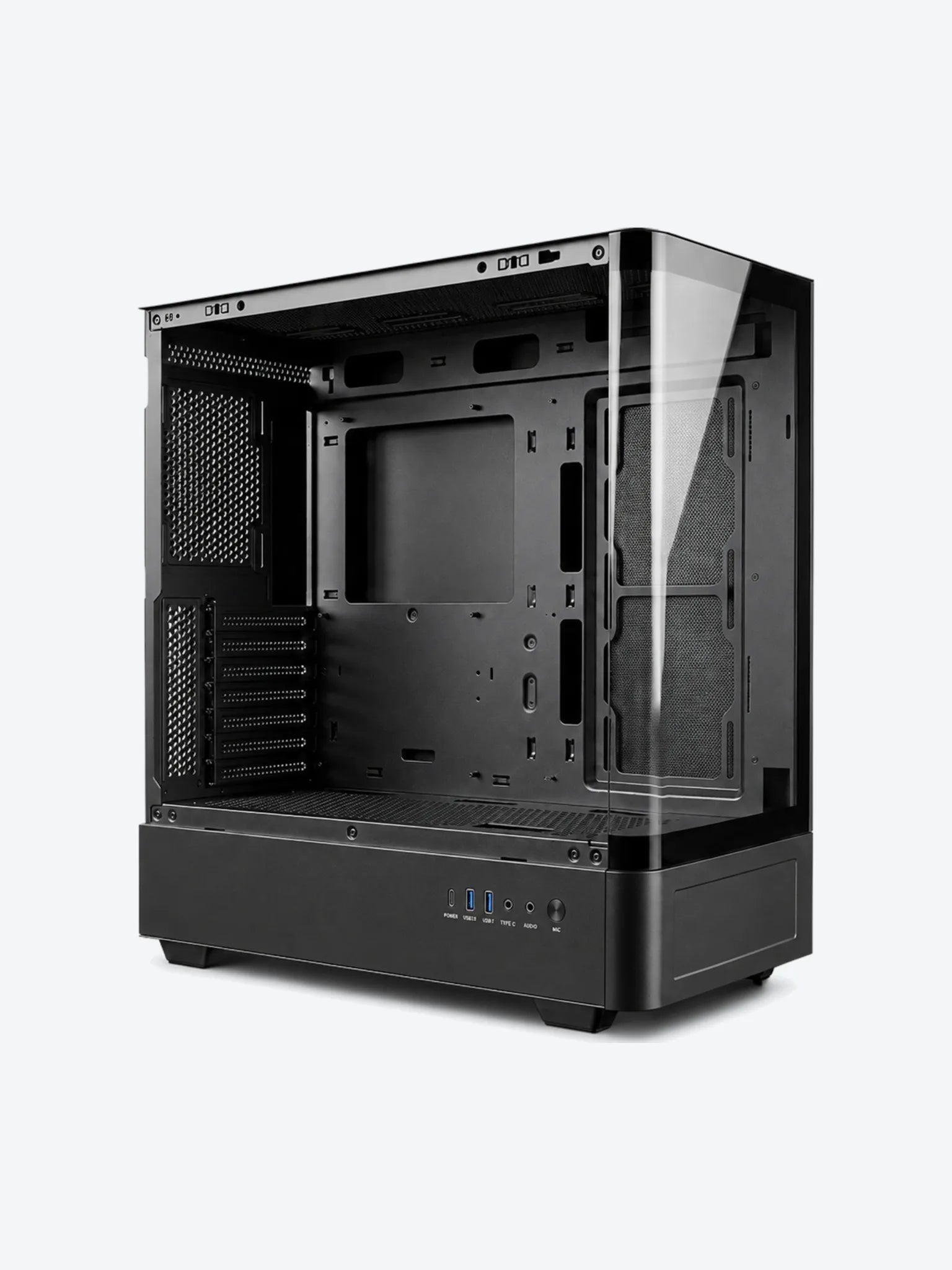 CASE EAGLE WARRIOR CG01YKRA001C MID TOWER SIN VENTILACION INCLUIDA SIN FUENTE CON PANTALLA DE 7.2 BK