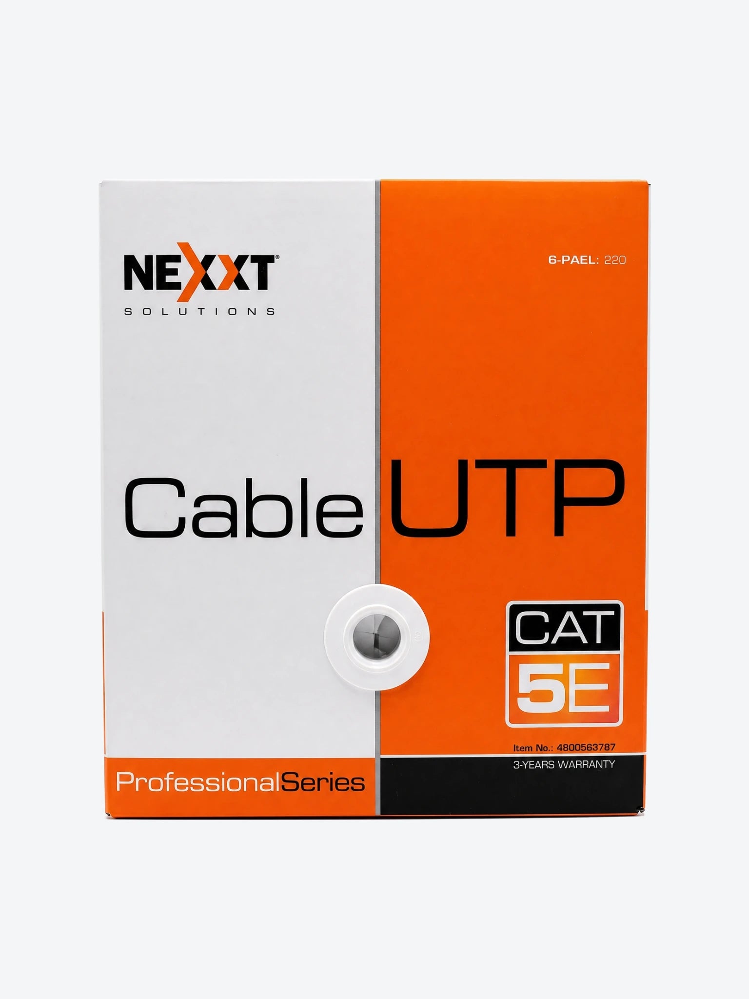 CABLE UTP CAT 5E 4 PARES COLOR GRIS METRO NEXXT-1