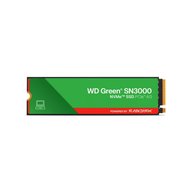 Western Digital WD Green SN3000 - Internal hard drive - 1 TB - M.2 2280 - Solid state drive