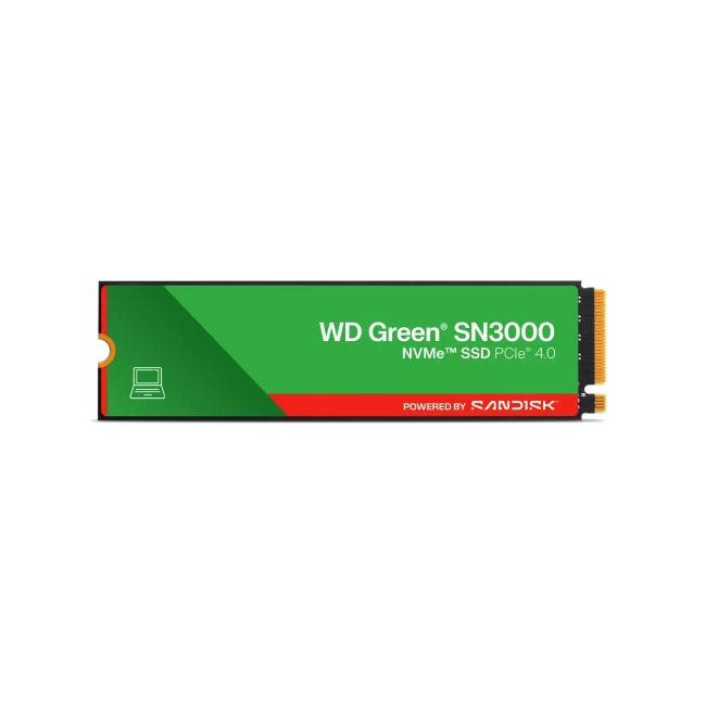 Western Digital WD Green SN3000 - Internal hard drive - 500 GB - M.2 - Solid state drive-3