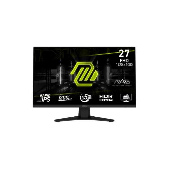 MONITOR GAMING MSI MAG 274F 27" PLANO 1920 X 1080 200 HZ ANTI-GLARE HDMI Y DP 9S6-3CE41H-004-4